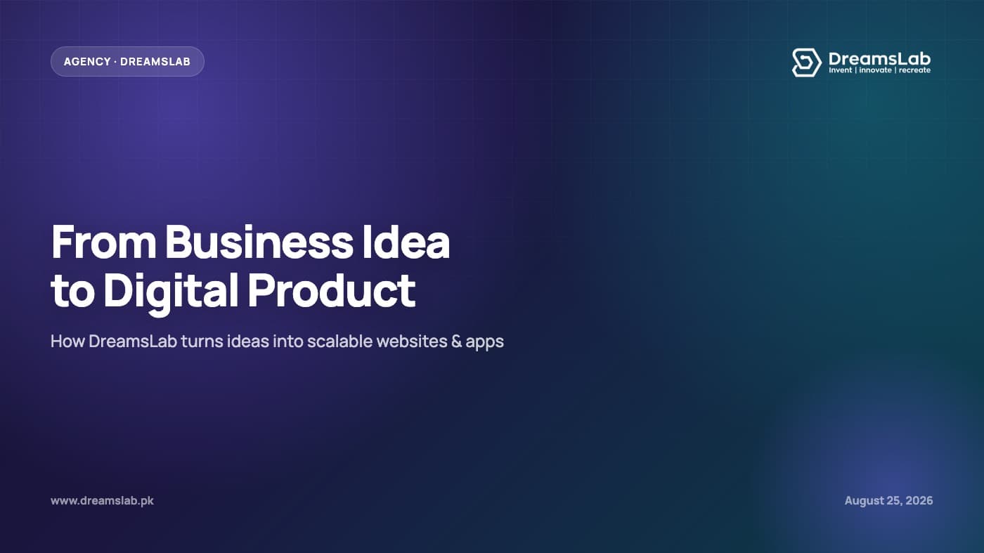 From Business Idea to Digital Product: How DreamsLab Turns Ideas into Scalable Websites and Apps